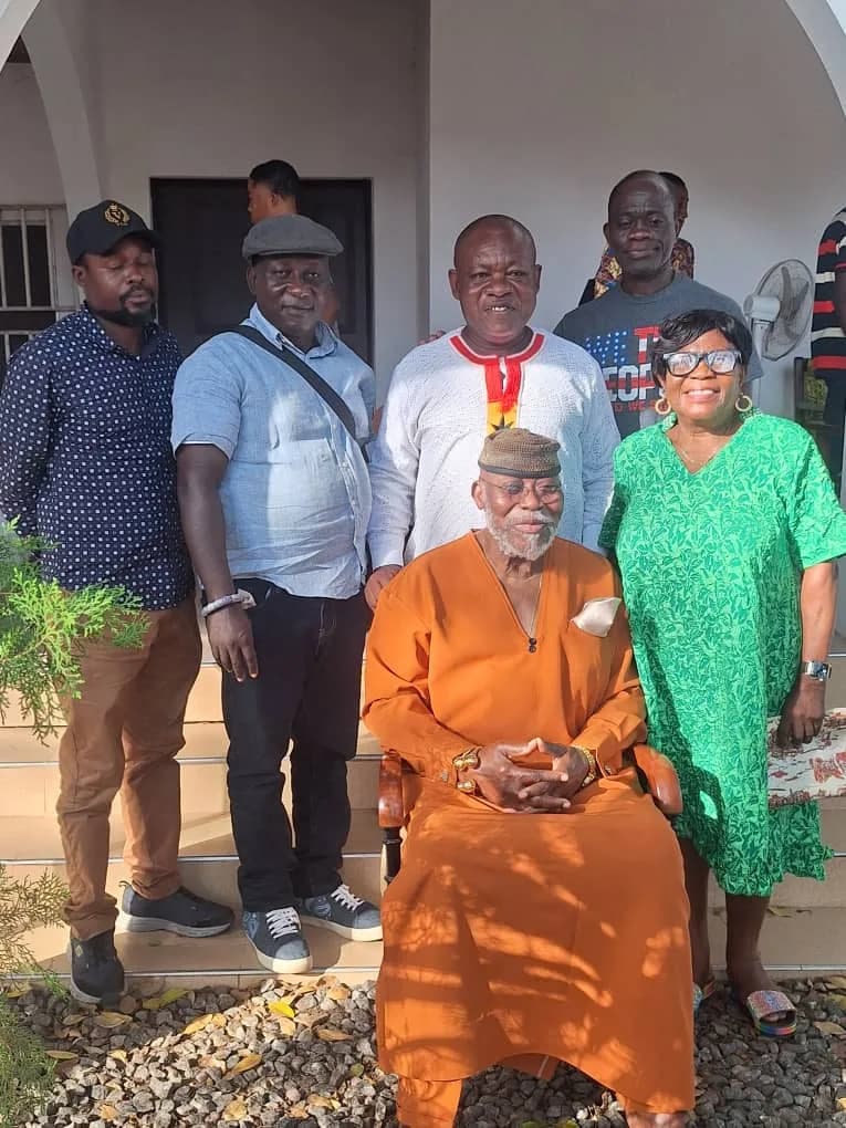 Courtesy Visit by RAI Beneficiaries to Dr. Nyaho Nyaho Tamakloe