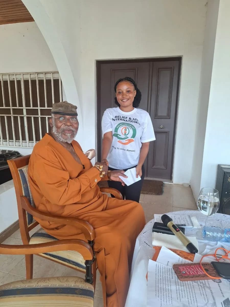 Courtesy Visit by RAI Beneficiaries to Dr. Nyaho Nyaho Tamakloe