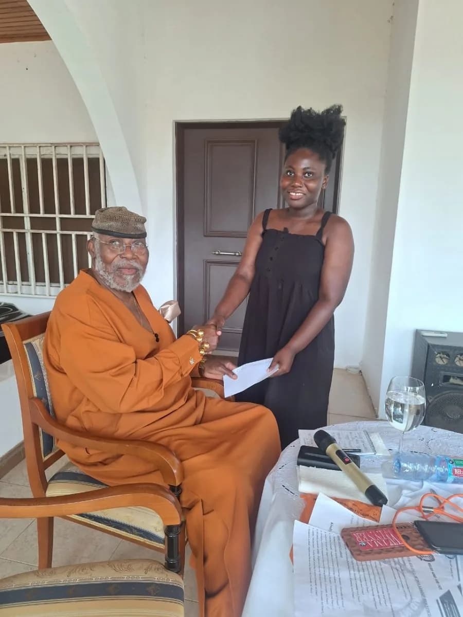 Courtesy Visit by RAI Beneficiaries to Dr. Nyaho Nyaho Tamakloe