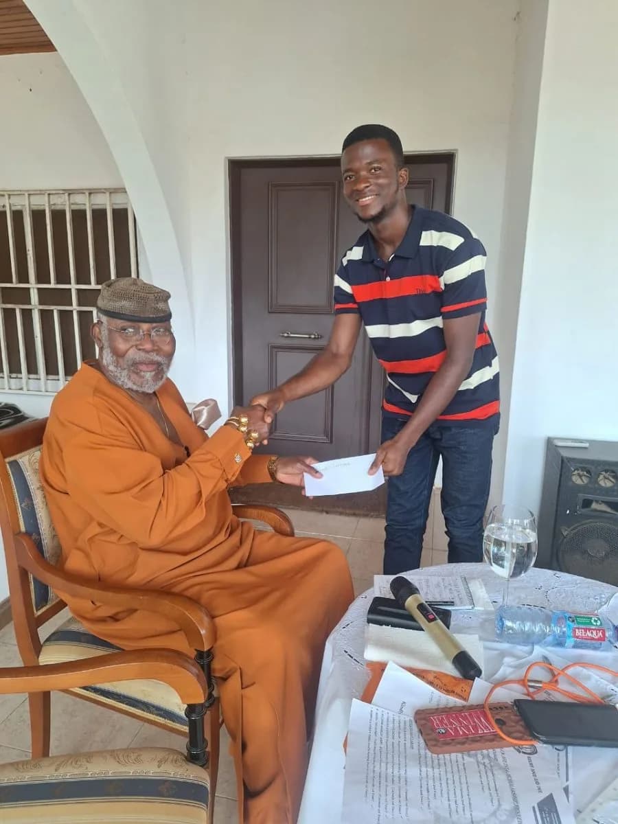 Courtesy Visit by RAI Beneficiaries to Dr. Nyaho Nyaho Tamakloe