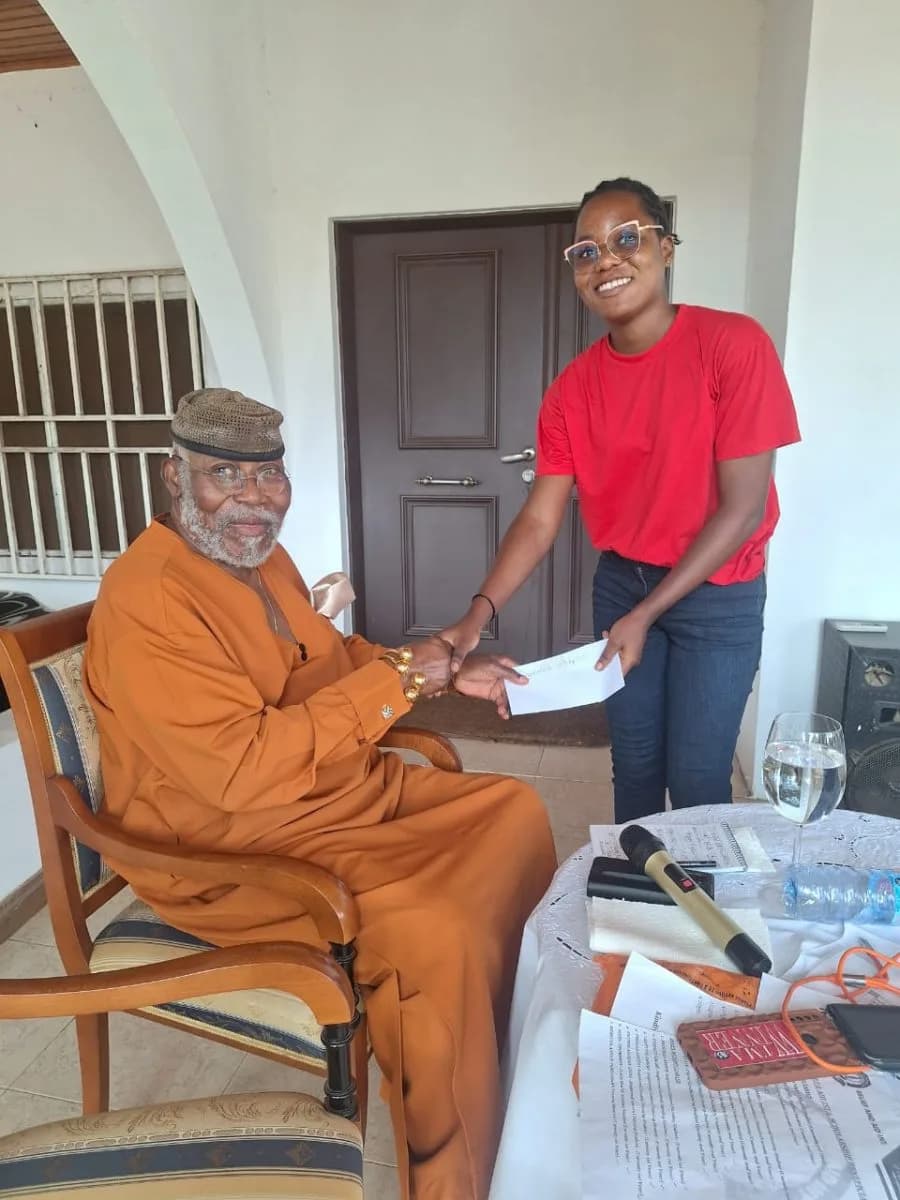 Courtesy Visit by RAI Beneficiaries to Dr. Nyaho Nyaho Tamakloe