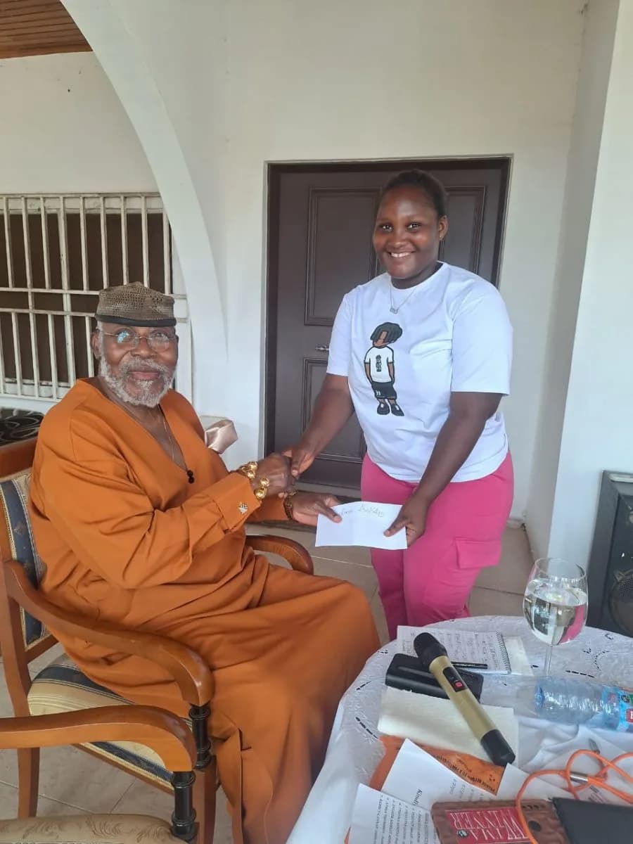 Courtesy Visit by RAI Beneficiaries to Dr. Nyaho Nyaho Tamakloe