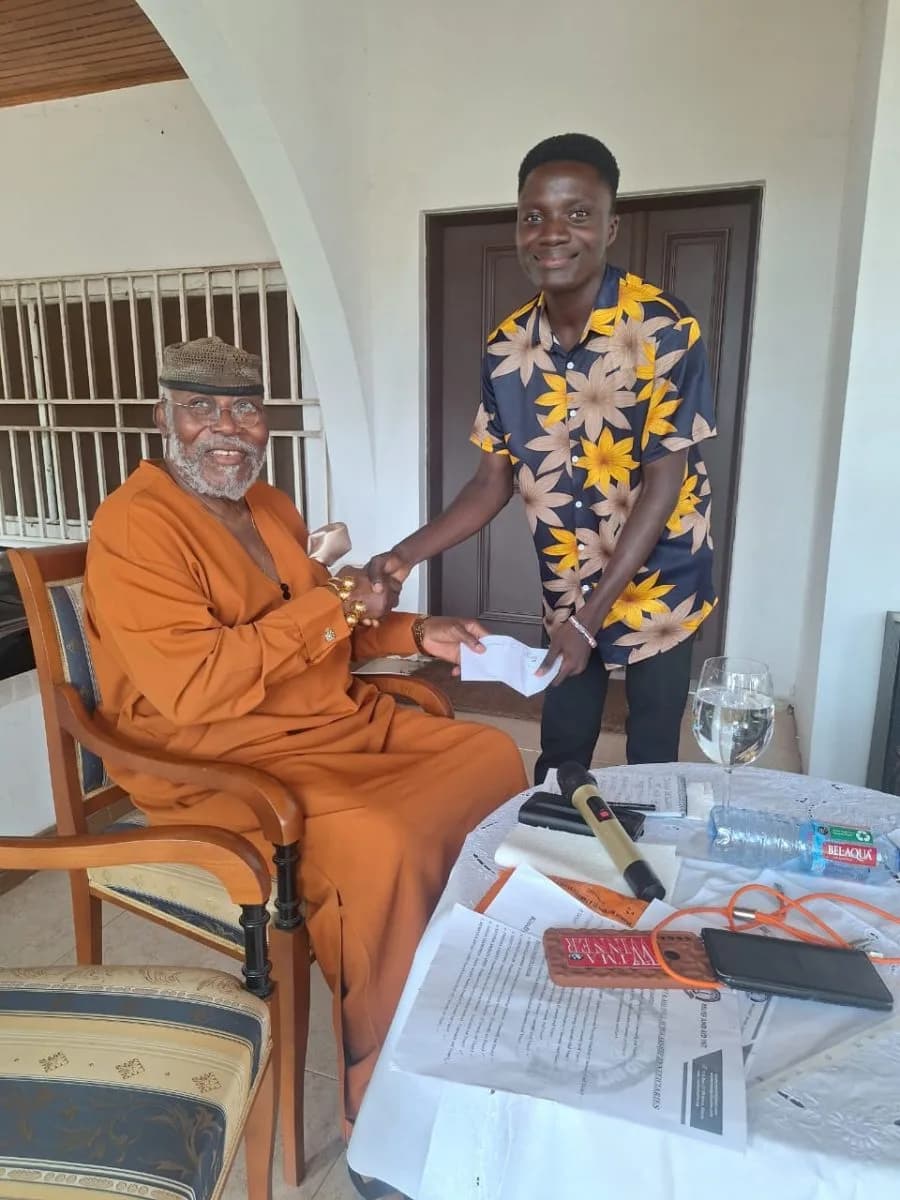 Courtesy Visit by RAI Beneficiaries to Dr. Nyaho Nyaho Tamakloe