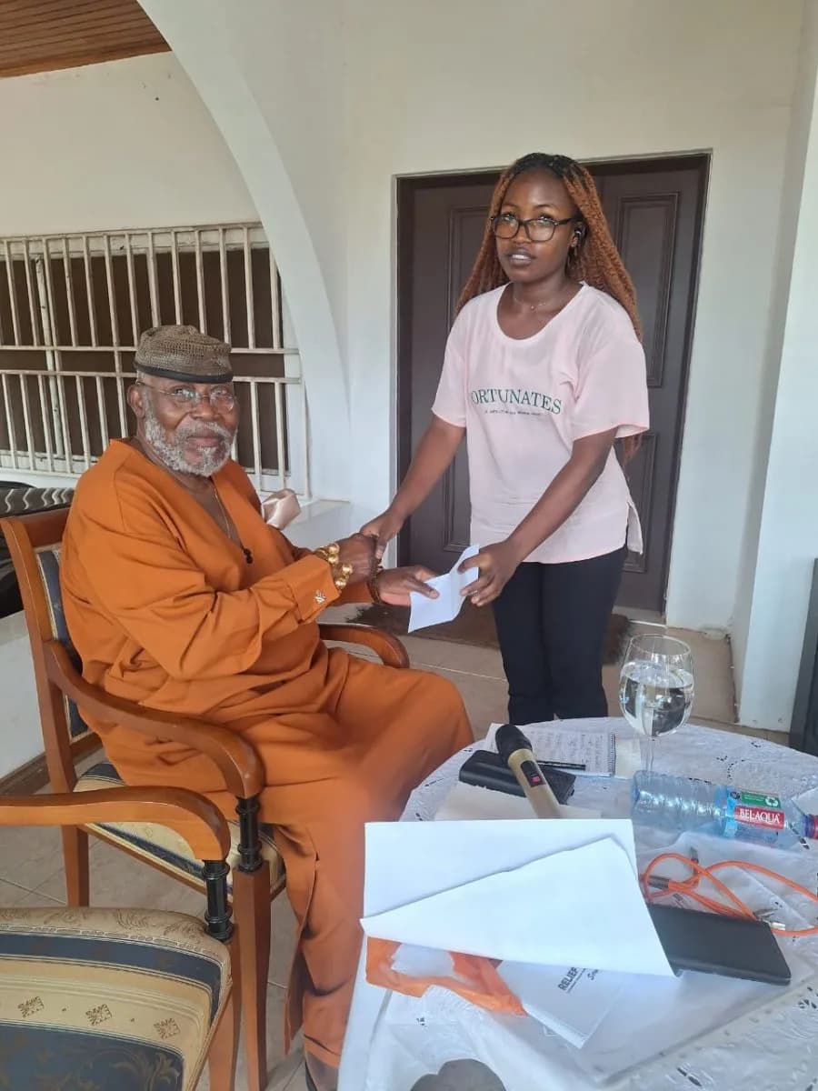 Courtesy Visit by RAI Beneficiaries to Dr. Nyaho Nyaho Tamakloe