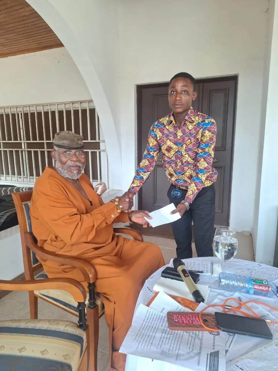 Courtesy Visit by RAI Beneficiaries to Dr. Nyaho Nyaho Tamakloe