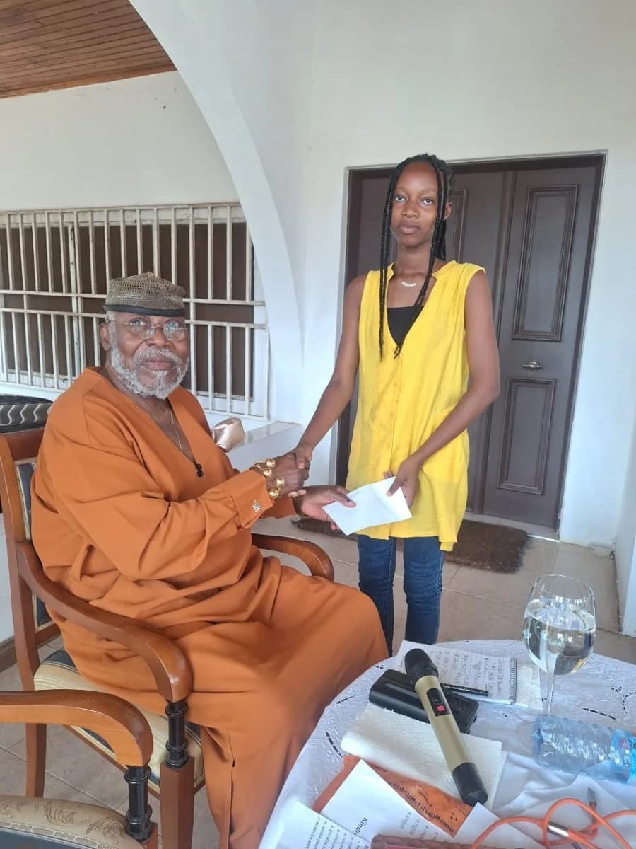 Courtesy Visit by RAI Beneficiaries to Dr. Nyaho Nyaho Tamakloe