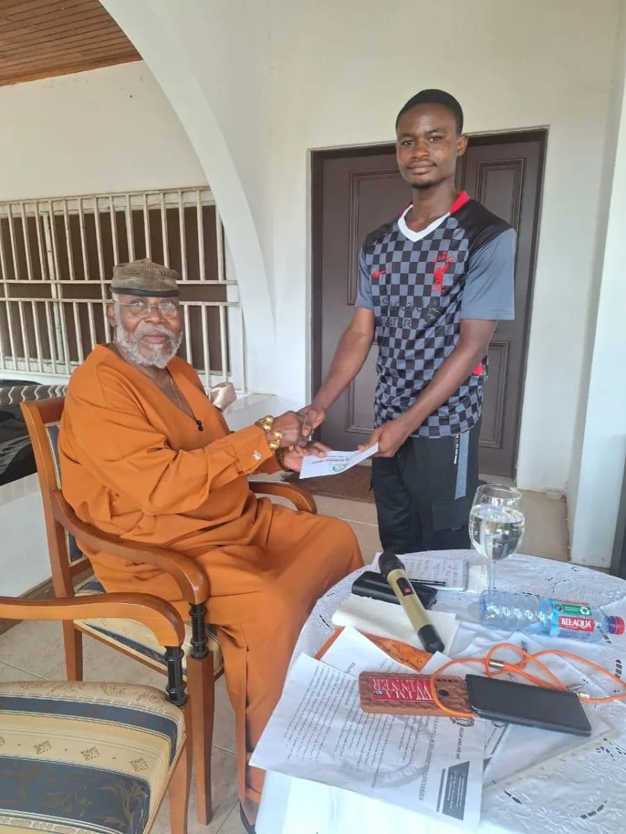Courtesy Visit by RAI Beneficiaries to Dr. Nyaho Nyaho Tamakloe