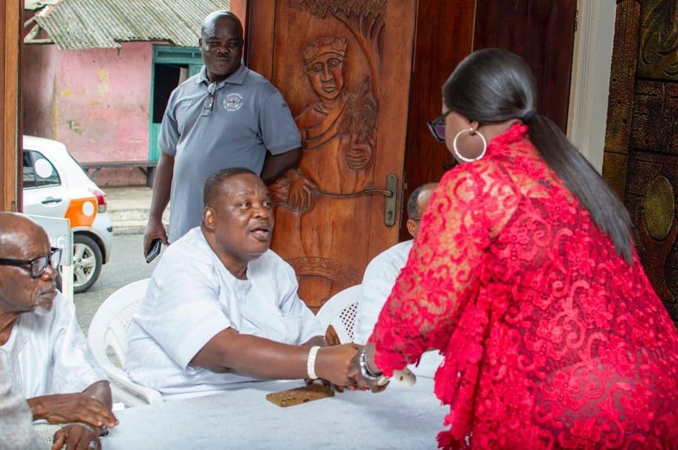 Founder honoured by the Gbese Mantse