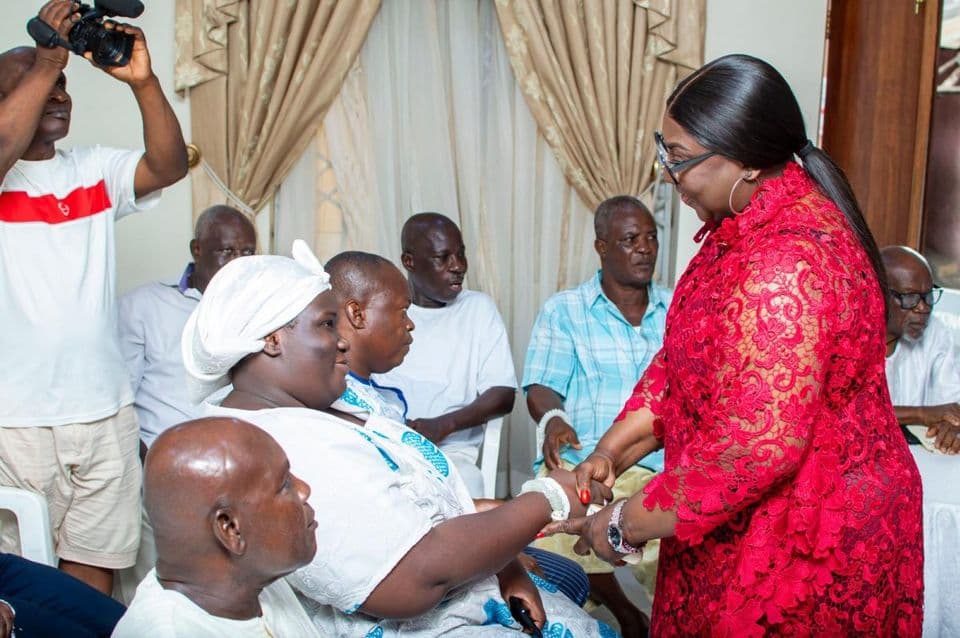 Founder honoured by the Gbese Mantse